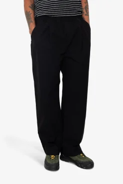 Drawcord Loose Trouser - Black Ripstop
