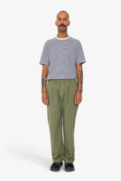 Drawcord Loose Trouser - Light Olive Ripstop