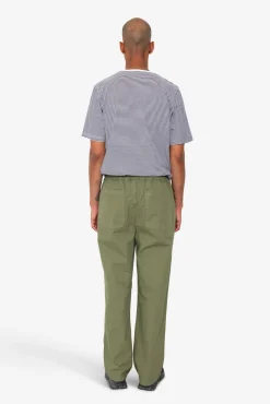 Drawcord Loose Trouser - Light Olive Ripstop