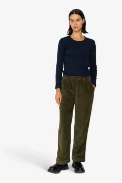 Drawcord Signal Pants - Olive Cord