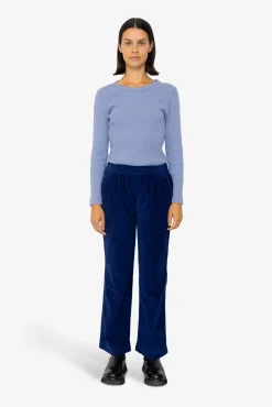 Drawcord Signal Pants - Rich Navy Cord