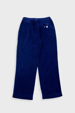 Drawcord Signal Pants - Rich Navy Cord
