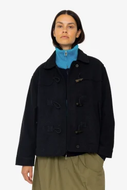 Duffle Coat - Navy Wool Twill