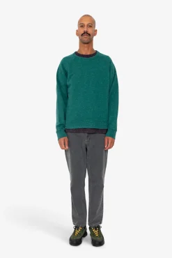 Engineered Raglan Sweat - Phthalo Green