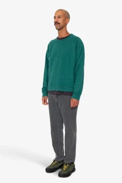 Engineered Raglan Sweat - Phthalo Green