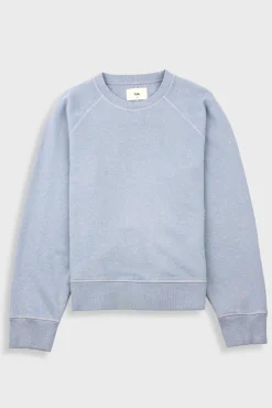 Engineered Raglan Sweat - Soft Blue