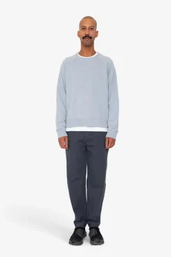 Engineered Raglan Sweat - Soft Blue