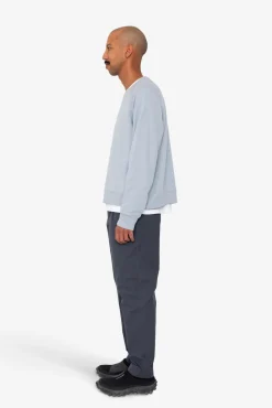 Engineered Raglan Sweat - Soft Blue
