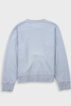 Engineered Raglan Sweat - Soft Blue