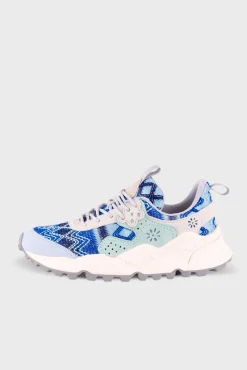 Flower Mountain - Kotetsu Woman - Grey-Light Blue Cream