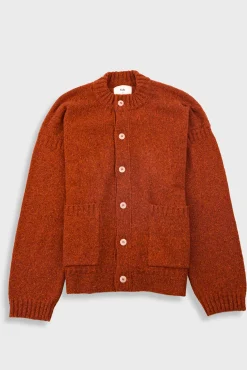 Knitted Jacket - Burnt Ochre