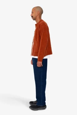 Knitted Jacket - Burnt Ochre