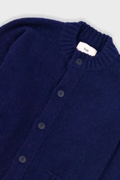Knitted Jacket - Navy
