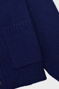 Knitted Jacket - Navy