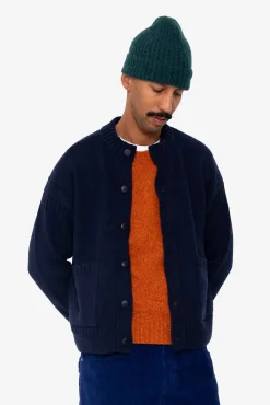 Knitted Jacket - Navy
