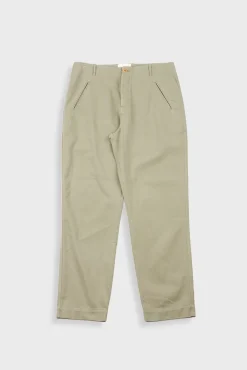 Lean Assembly Pant - Light Olive Brushed Twill