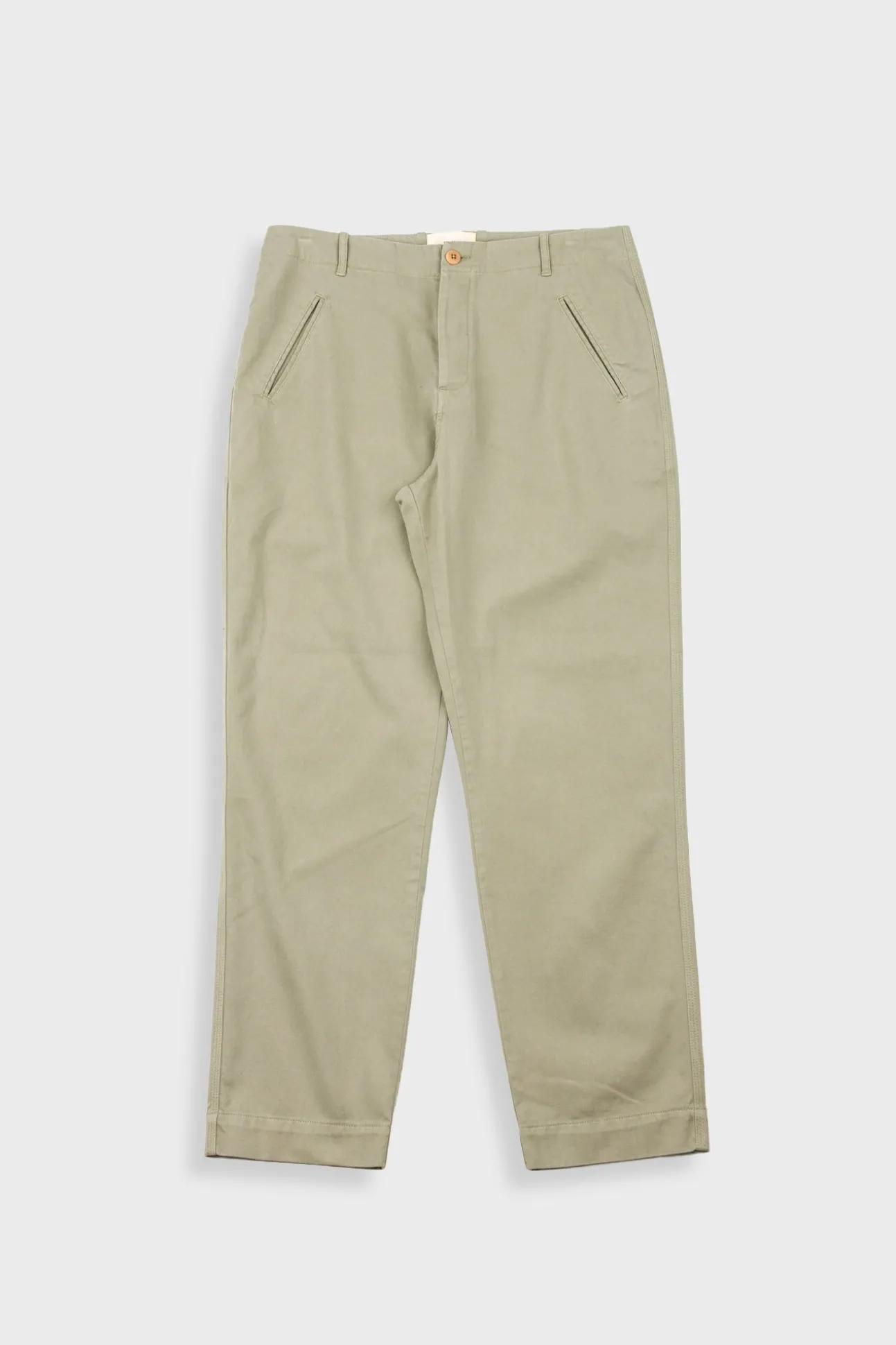 Lean Assembly Pant - Light Olive Brushed Twill