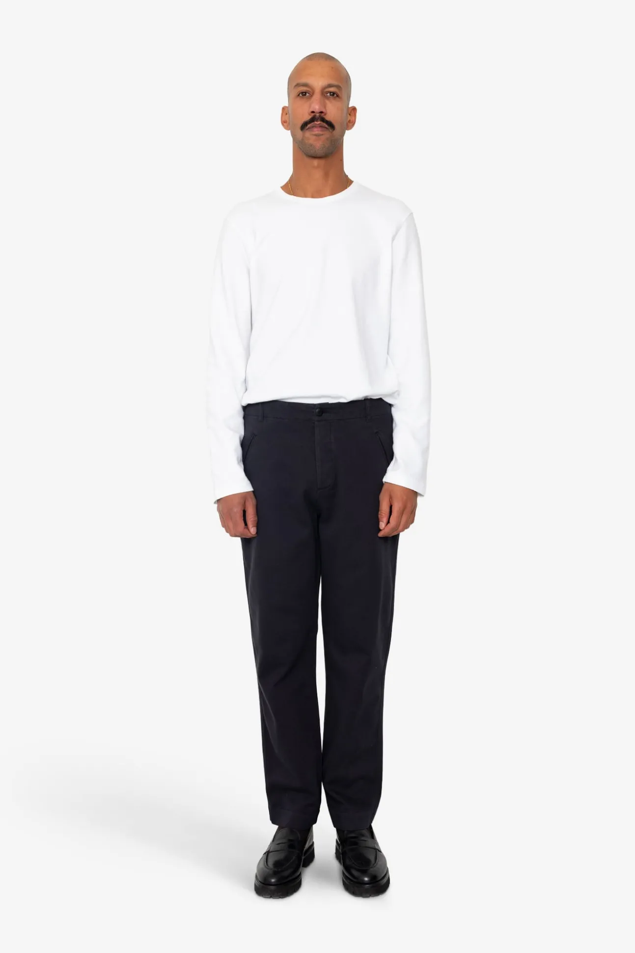 Lean Assembly Pant - Soft Black Brushed Twill