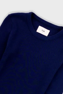 Long Sleeve Fitted T-Shirt - Ink