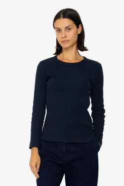 Long Sleeve Fitted T-Shirt - Ink