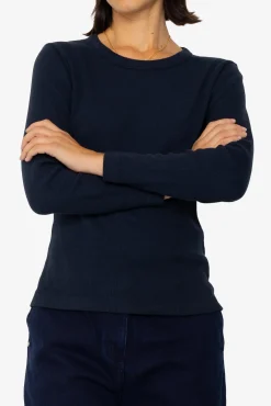 Long Sleeve Fitted T-Shirt - Ink