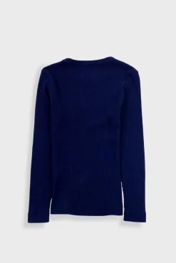 Long Sleeve Fitted T-Shirt - Ink