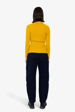 Long Sleeve Fitted T-Shirt - Chrome Yellow