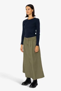 Maxi Skirt - Dark Olive