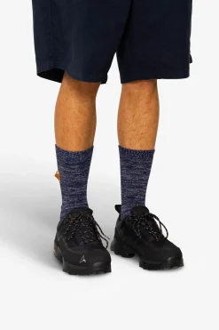 Melange Socks - Navy Mix