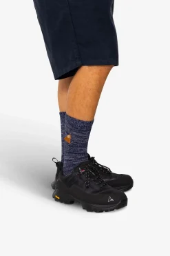 Melange Socks - Navy Mix