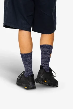 Melange Socks - Navy Mix