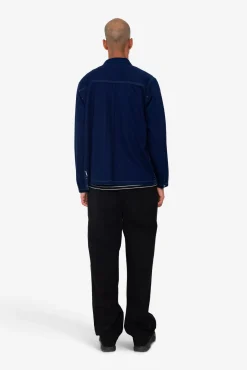 Meyer Shirt Jacket - Deep Denim Herringbone