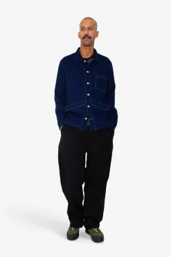 Meyer Shirt Jacket - Deep Denim Herringbone