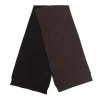 MHL - Colour Block Scarf - Utility Wool - Brown/Black