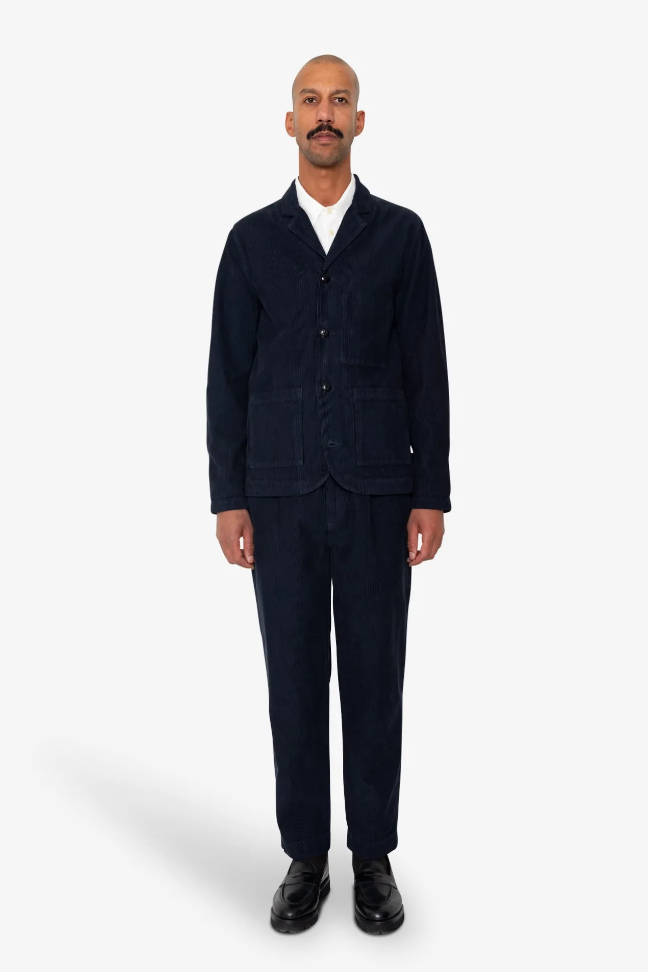 Patch Jacket - Navy Cord