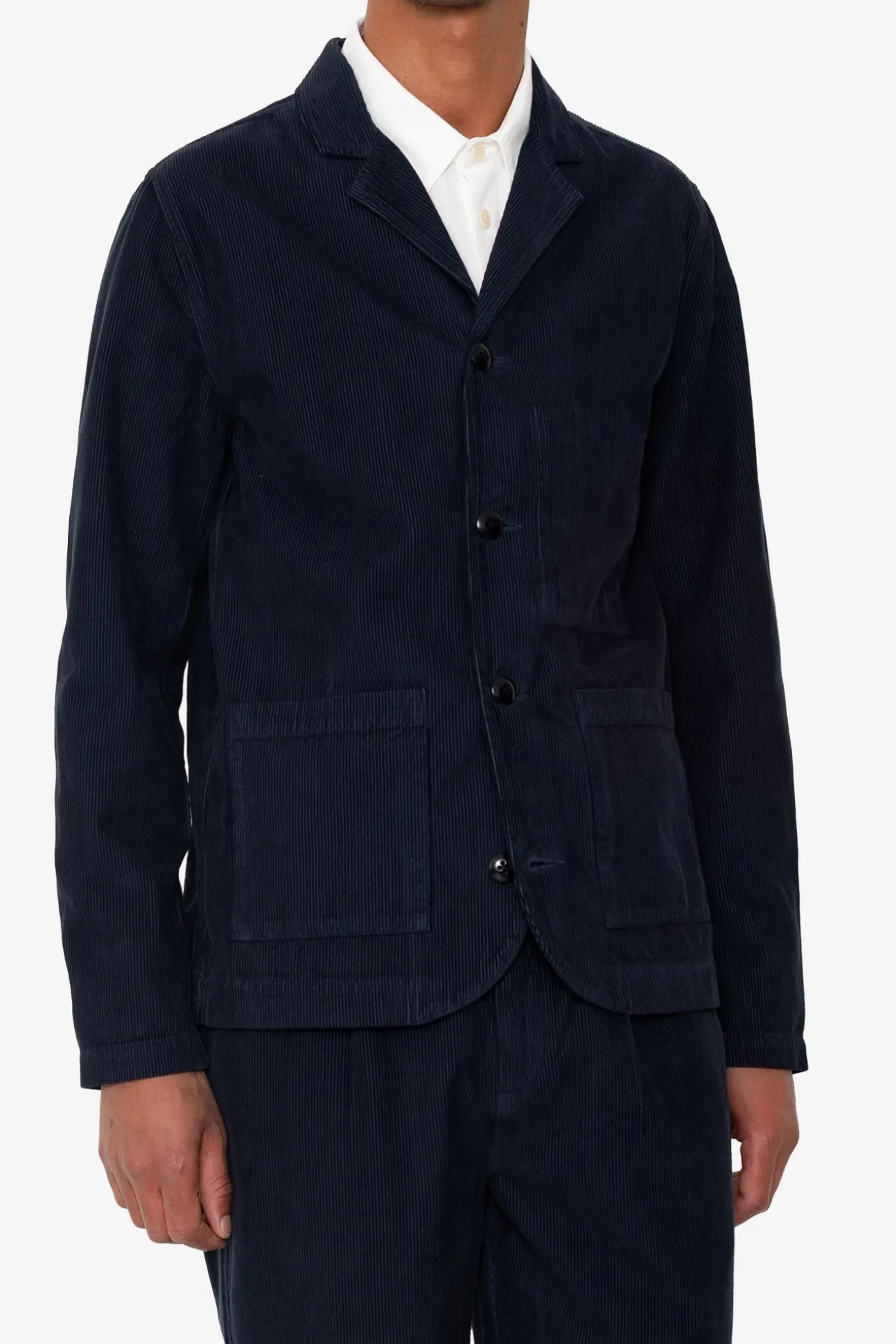 Patch Jacket - Navy Cord