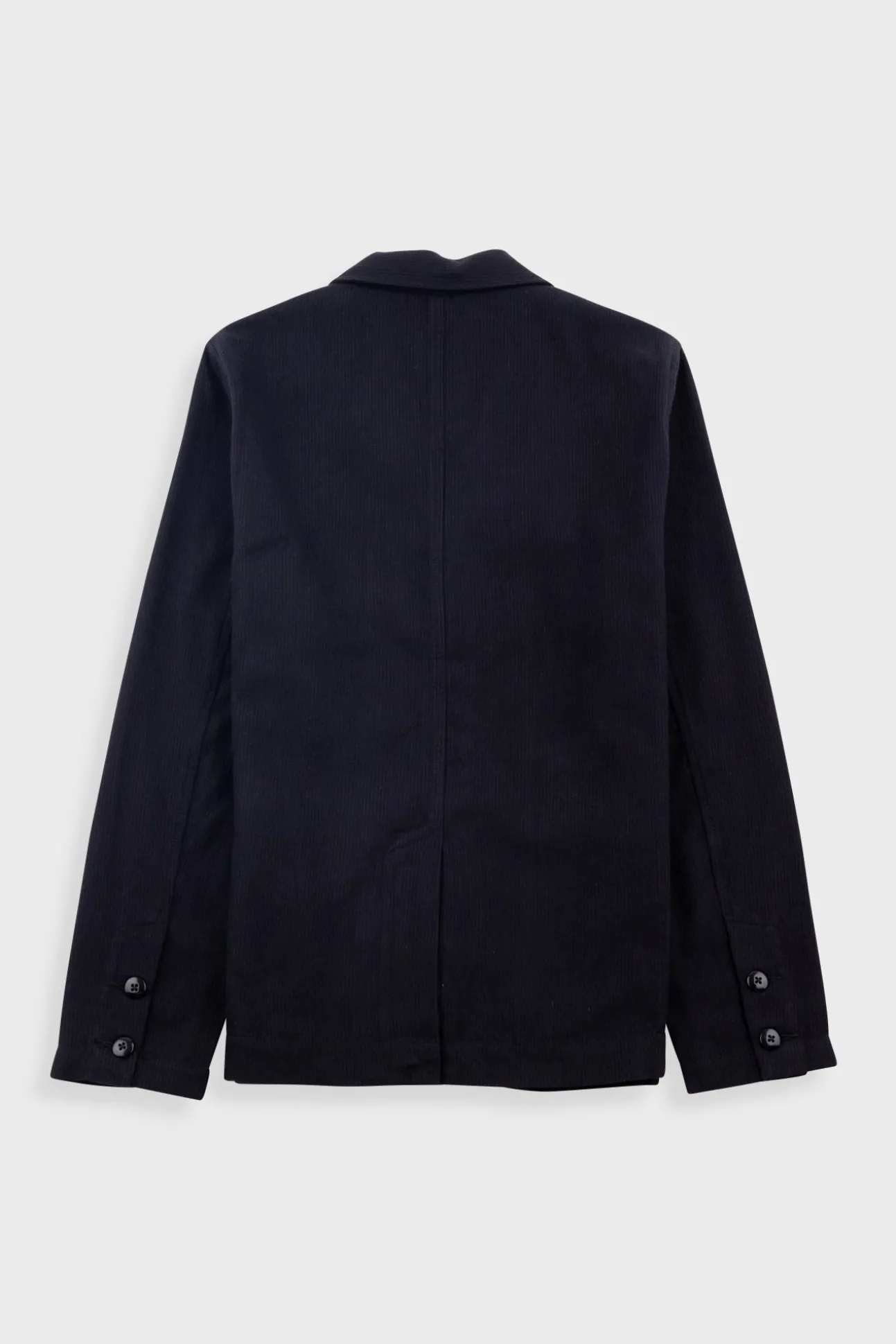 Patch Jacket - Soft Black Brushed Stripe