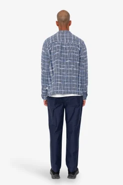 Patch Overshirt - Blue Tapestry