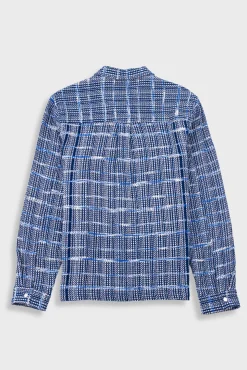 Patch Overshirt - Blue Tapestry