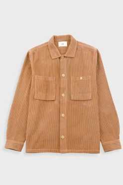 Patch Overshirt - Mink Chunky Cord