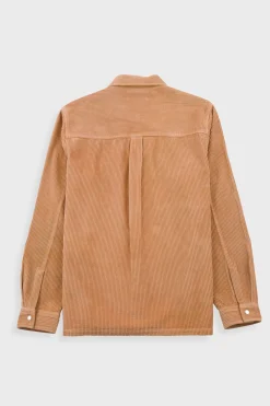 Patch Overshirt - Mink Chunky Cord