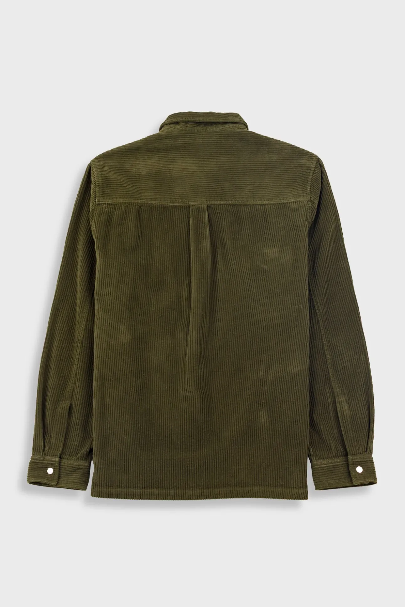 Patch Overshirt - Olive Chunky Cord