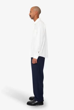 Plain Curve Shirt - Off White