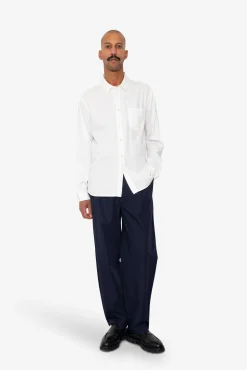 Plain Curve Shirt - Off White