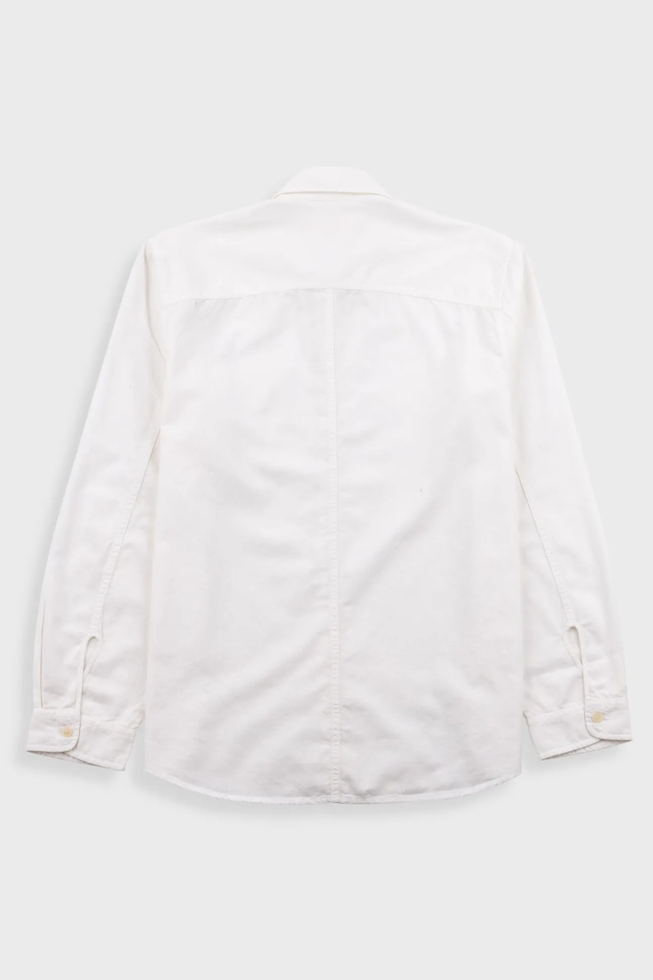 Plain Curve Shirt - Off White