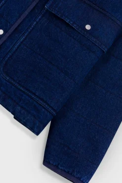 Quilted Liner - Indigo Denim