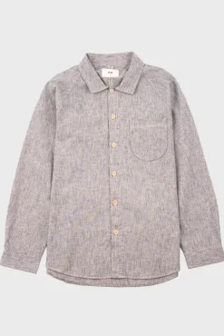 Raglan Shirt - Black Microstripe