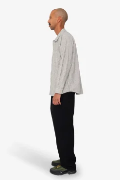 Raglan Shirt - Black Microstripe