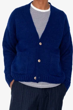 Relaxed Cardigan - Rich Blue