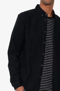Relaxed Fit Shirt - Black Flannel